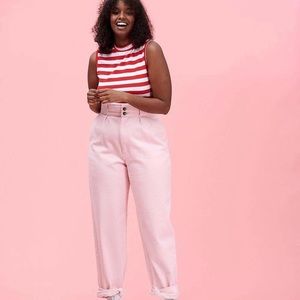 Lucy & Yak Pink Addison Jeans